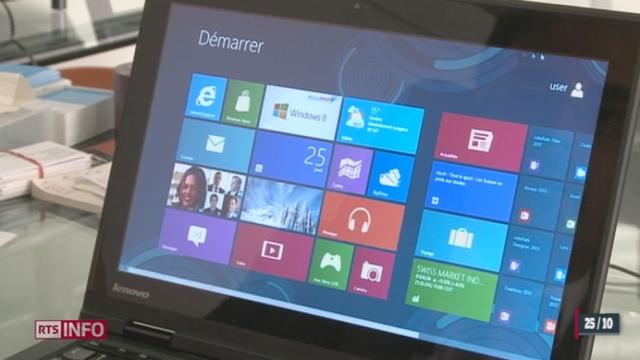 Neuf ordinateurs sur dix, dans les entreprises ou les domiciles privés, sont équipés du système d'exploitation Windows 8