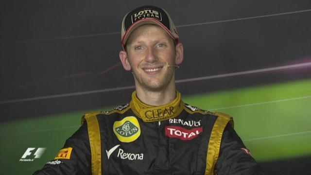 Interview de Romain Grosjean après sa belle 2e place du jour