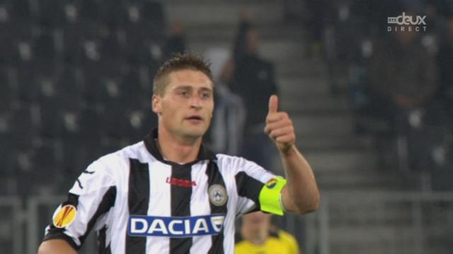 3e journée. Gr. A: YB – Udinese (2-1):  le capitaine d’Udinese réduit la marque, en offrant aux Italiens l’espoir de revenir au score pour le dernier quart d’heure.