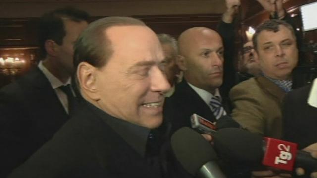 Berlusconi et la démission de Monti
