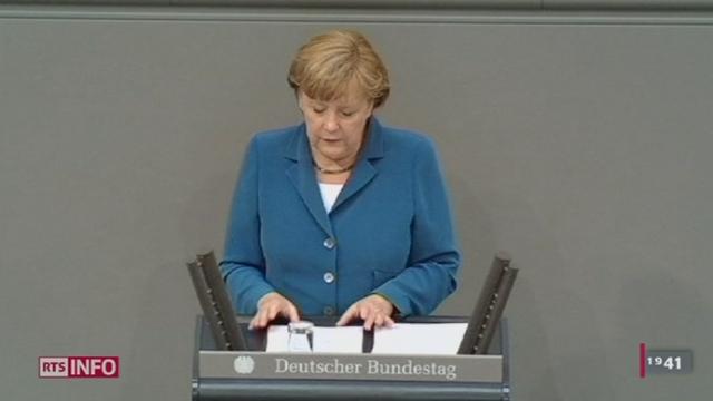 A la veille de la réunion du Conseil européen, la chancelière allemande Angela Merkel ne cache plus son irritation devant ceux qui critiquent la politique de stricte rigueur