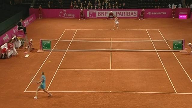 Tennis/Fed Cup (Suisse - Australie): Timea Bacsinszky s'incline, tandis que Stefanie Vögele ramène les équipes à parité