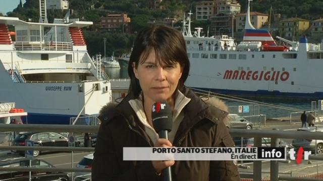 Naufrage d'un paquebot en Toscane (Italie): les précisions de Valérie Dupont, en direct de Porto Santo Stefano