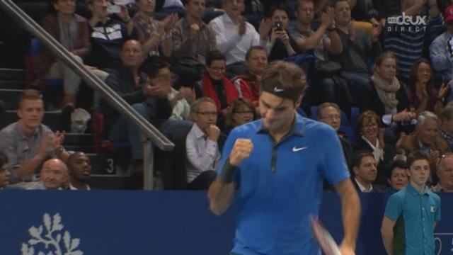 1/2 Final. Federer - Mathieu (7-5, 6-4) : Federer accède à sa neuvième Final du tournois de Bâle.