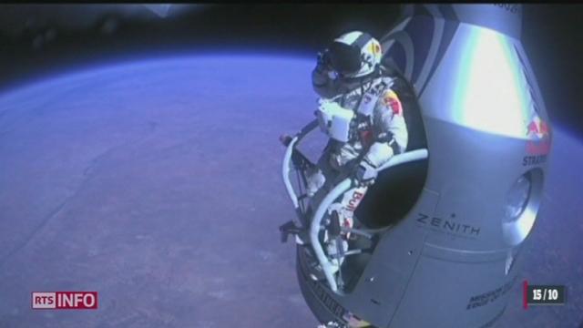 Felix Baumgartner, qui s'est élancé dimanche d'une altitude d'environ 39.000 mètres, est devenu le premier homme à franchir le mur du son en chute libre