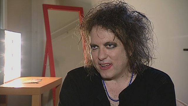 Robert Smith, chanteur de The Cure. [RTS]