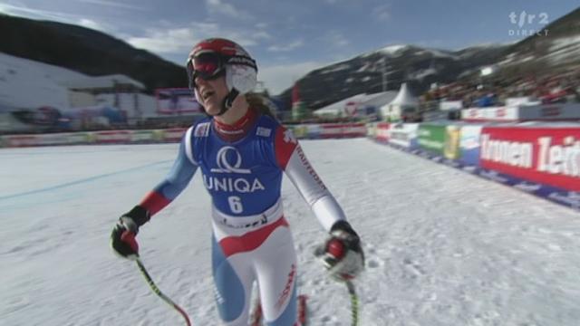 Ski alpin / descente de Bad leinkirchheim/AUT: Fränzi Aufdenblatten meilleur chrono provisoire après 6 concurrentes