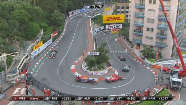 78e et dernier tour: 6e GP, 6e vainqueur différent: Mark Webber s'impose pour la 2e fois à Monaco!