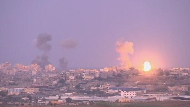 Violents bombardements israéliens sur Gaza