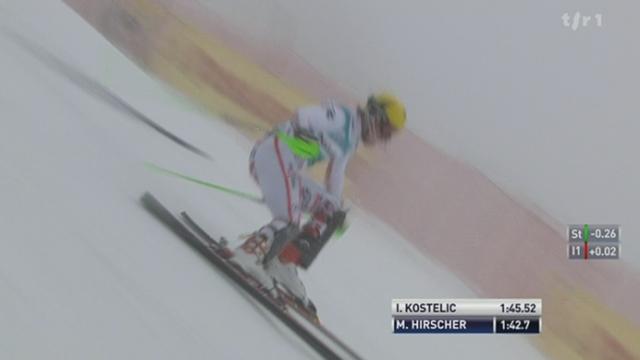 Ski hommes / slalom d'Adelboden: Marcel Hirscher (AUT) remporte le slalom et le premier Suisse Reto Schmidiger termine à la 13e place