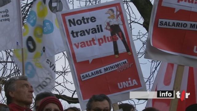 Salaire minimum : l'initiative de l'Union Syndicale Suisse est déposée et le peuple devra ainsi se prononcer sur le sujet