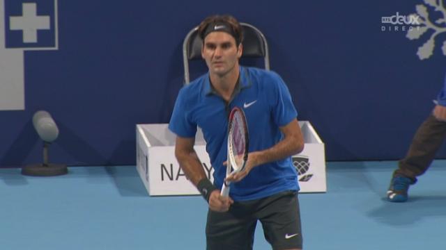 1/16 de finale. Federer – Becker (7-5) : Roger Federer remporte la  première manche sur sa 9e balle de break ! Les plus beaux coups sont à revoir ici...