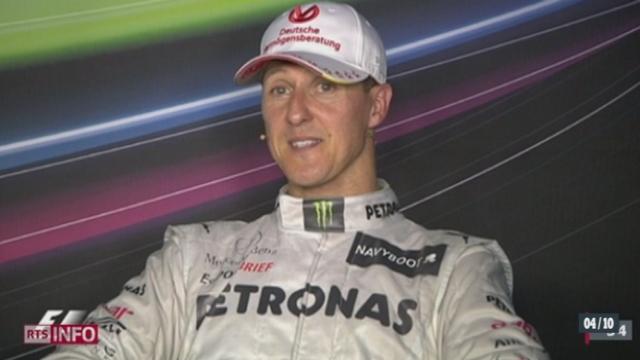 Formule 1: le septuple champion du monde Michael Schumacher annonce sa retraite pour la fin de cette saison