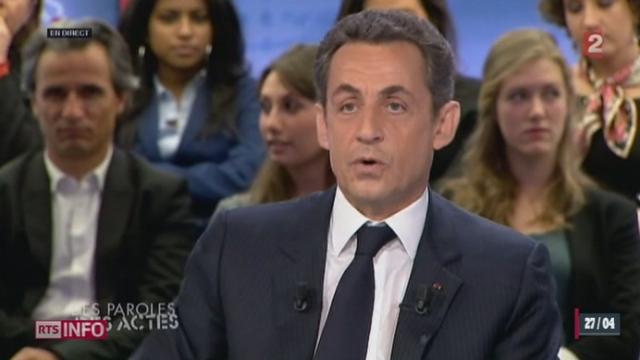 France/Présidentielle 2012 (deuxième tour): à un peu plus d'une semaine du second tour, François Hollande et Nicolas Sarkozy se sont affrontés à distance jeudi soir