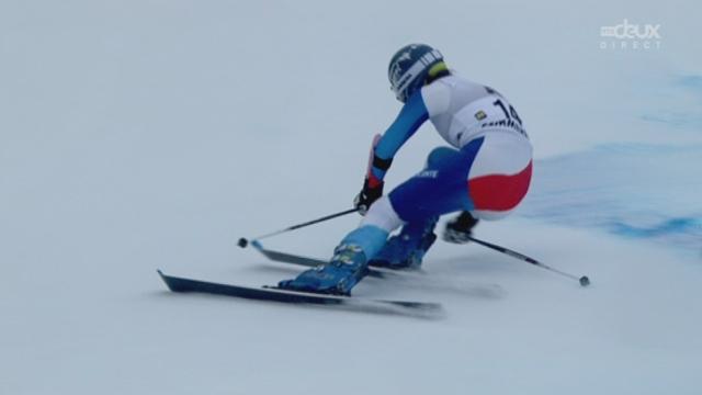 Slalom géant dames (2e manche). Dominique Gisin (S/21e de la 1re manche)