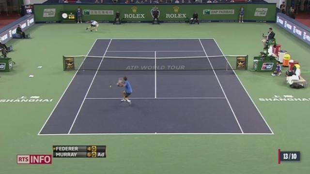 Roger Federer s'est incliné en demi-finale du Master 1000 de Shanghai face au Britannique Andy Murray