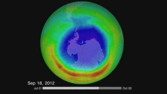 Le trou d'ozone au-dessus de l'Antarctique a rétréci
