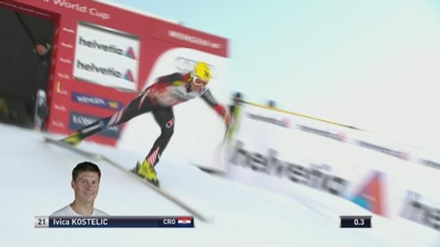 Ski Alpin / Super combiné de Wengen (SUI): Favori de l'épreuve et victorieux l'an dernier, Ivica Kostelic est dans la course avant le slalom
