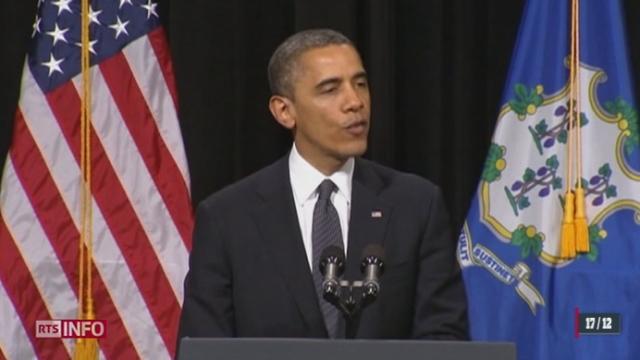 Etats-Unis / tuerie de Newtown: Barack Obama promet que tout sera fait pour que de tels faits ne se reproduisent pas