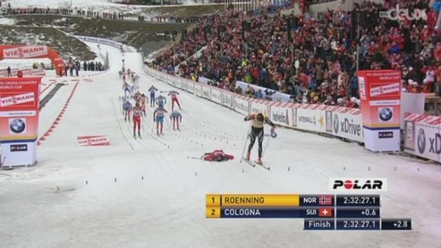 Ski nordique / : Dario Cologna s'est fait battre par le Norvégien Eldar Roenning