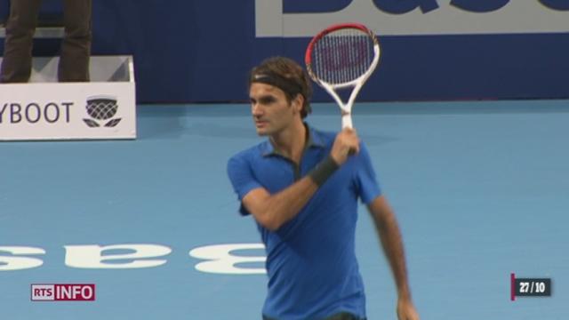 Tennis/ Swiss Indoors de Bâle (1/4 de finale): Roger Federer vient facilement à bout de Benoît Paire en deux manches