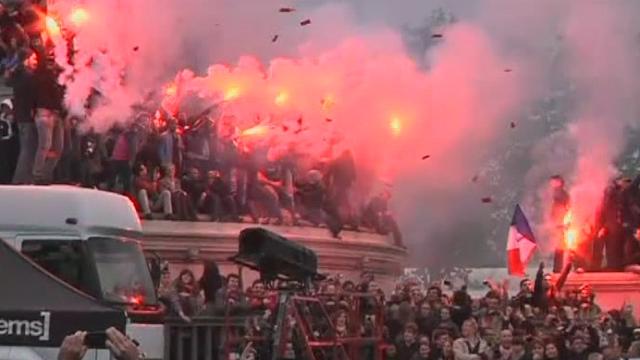 La liesse à la Bastille