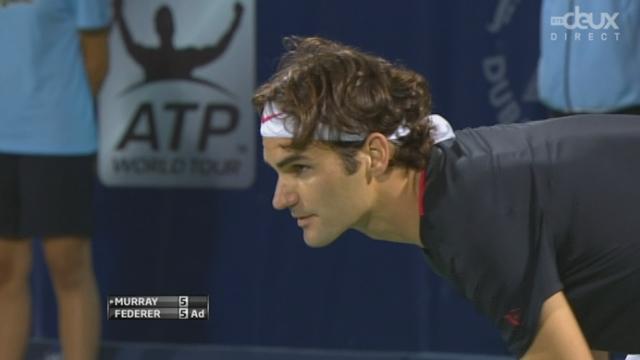 Finale Murray (GBR) - Federer (SUI). 1re manche. 3 balles de break pour le Suisse à 5-5