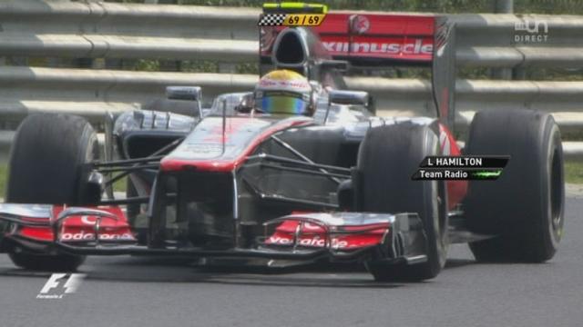 Victoire de Lewis Hamilton (McLaren). C'est son 2e succès cette saison. Kimi Räikkönen (Lotus) et Romain Grosjean (Lotus) complètent le podium.