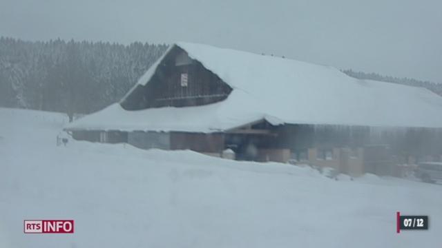 La neige est tombée en abondance sur toute la Suisse créant d'importantes perturbations
