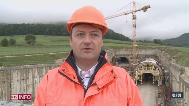 Ce week-end la population du canton du Jura a été conviée à visiter le chantier du tunnel de Choindez