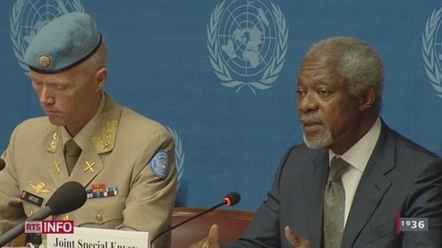 GE: Kofi Annan met en garde la communauté internationale face à la gravité de la situation syrienne