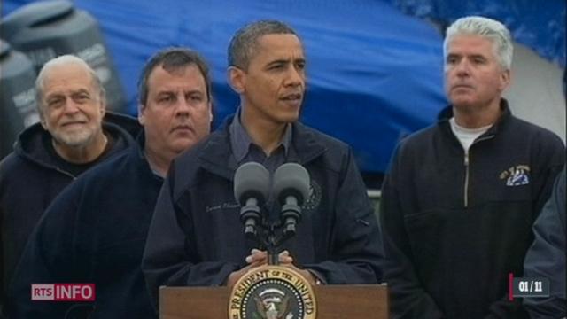 USA: Barack Obama s'est rendu à Atlantic City dans le New Jersey pour évaluer les dégâts causés par l'ouragan Sandy