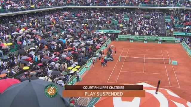 Nadal - Djokovic / Finale: Le match est interrompu à cause de la pluie (6-4, 5-3...)