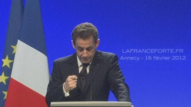 Séquences choisies - Nicolas Sarkozy à la tribune