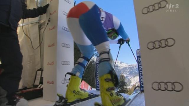 Ski Alpin / Slalom de Wengen: 2ème manche. Seul Suisse en 2ème manche, Markus Vogel se hisse à un 7ème rang provisoire