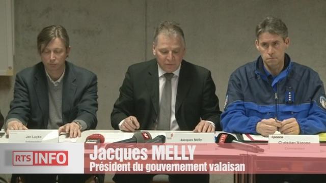 Conférence de presse suite à l'accident de bus en Valais