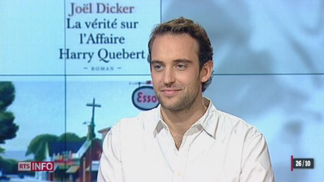 Joël Dicker reçoit le Grand Prix du roman de l'Académie française pour son livre «La Vérité sur l'Affaire Harry Quebert»: entretien avec l'auteur