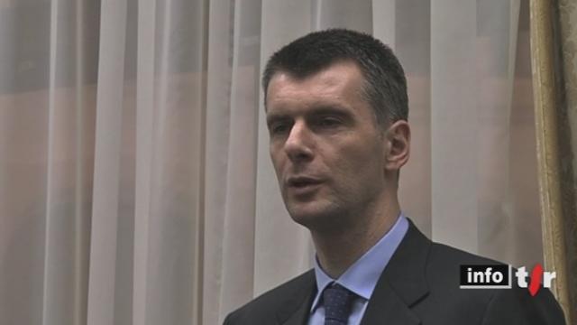 En Russie, le milliardaire Mikhail Prokhorov s'apprête à disputer la présidence à Vladimir Poutine