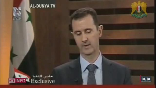 Syrie: Bachar el-Assad a donné une interview à une chaîne de télévision proche du pouvoir