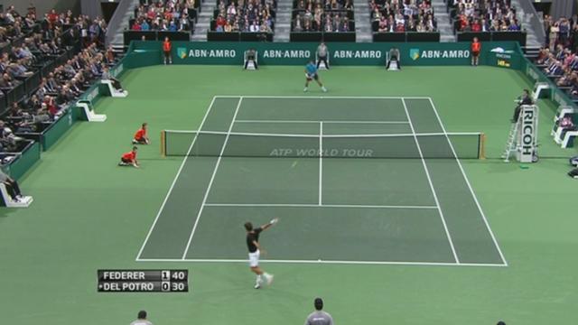 Tennis / ATP Rotterdam (finale): Roger Federer s'impose en deux sets face à Del Potro (6/1, 6/4)