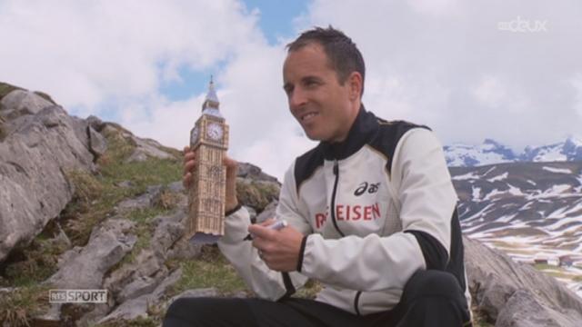 Marathon: le marathonien Viktor Röthlin (SUI) est en préparation pour les JO de Londres