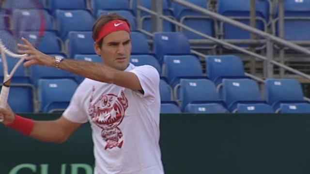 Séquences choisies - Roger Federer s'entraîne