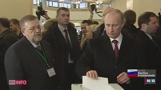 Elections présidentielles russes : comme prévu, Vladimir Poutine devrait largement remporter l'élection