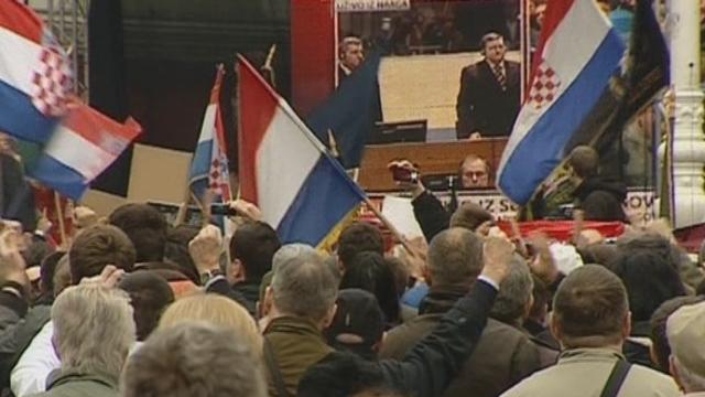 Zagreb après l'acquittement d'ex-généraux croates
