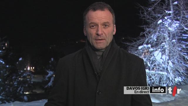 Forum de Davos/Rachat par Raiffeisen de la banque Wegelin: les précisions de Nicolas Rossé