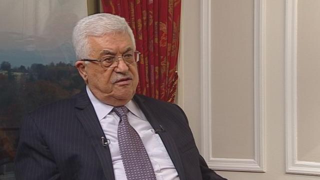 Mahmoud Abbas accorde un entretien exclusif à la RTS