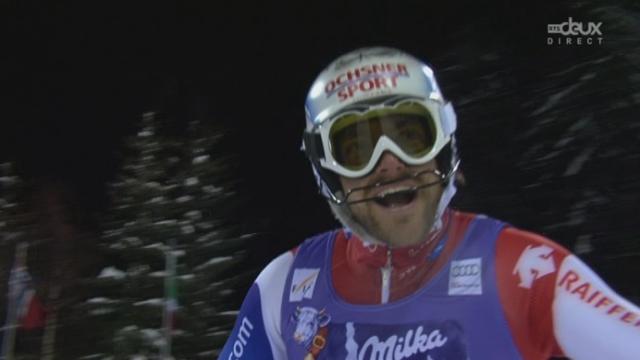 Slalom messieurs en nocturne. 2e manche: Markus Vogel (SUI), excellent 7e de la 1re manche, confirme dans la seconde. Sa 6e place finale permet au Nidwaldien de se qualifier pour les Mondiaux de Schladming