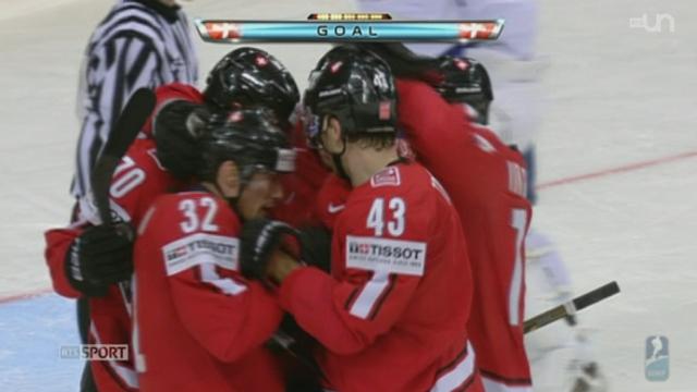 Hockey / Championnats du monde : Suisse - Kazakhstan (5-1) + itw Félicien Dubois (Suisse)