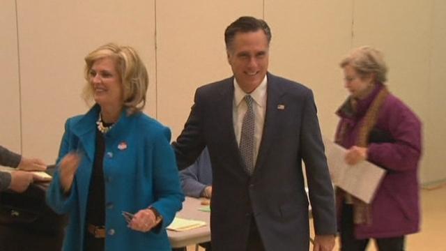 Séquences choisies - Mitt et Ann Romney aux urnes
