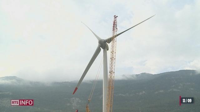 En Valais, l'éolienne de Charrat est officiellement inaugurée ce mardi matin